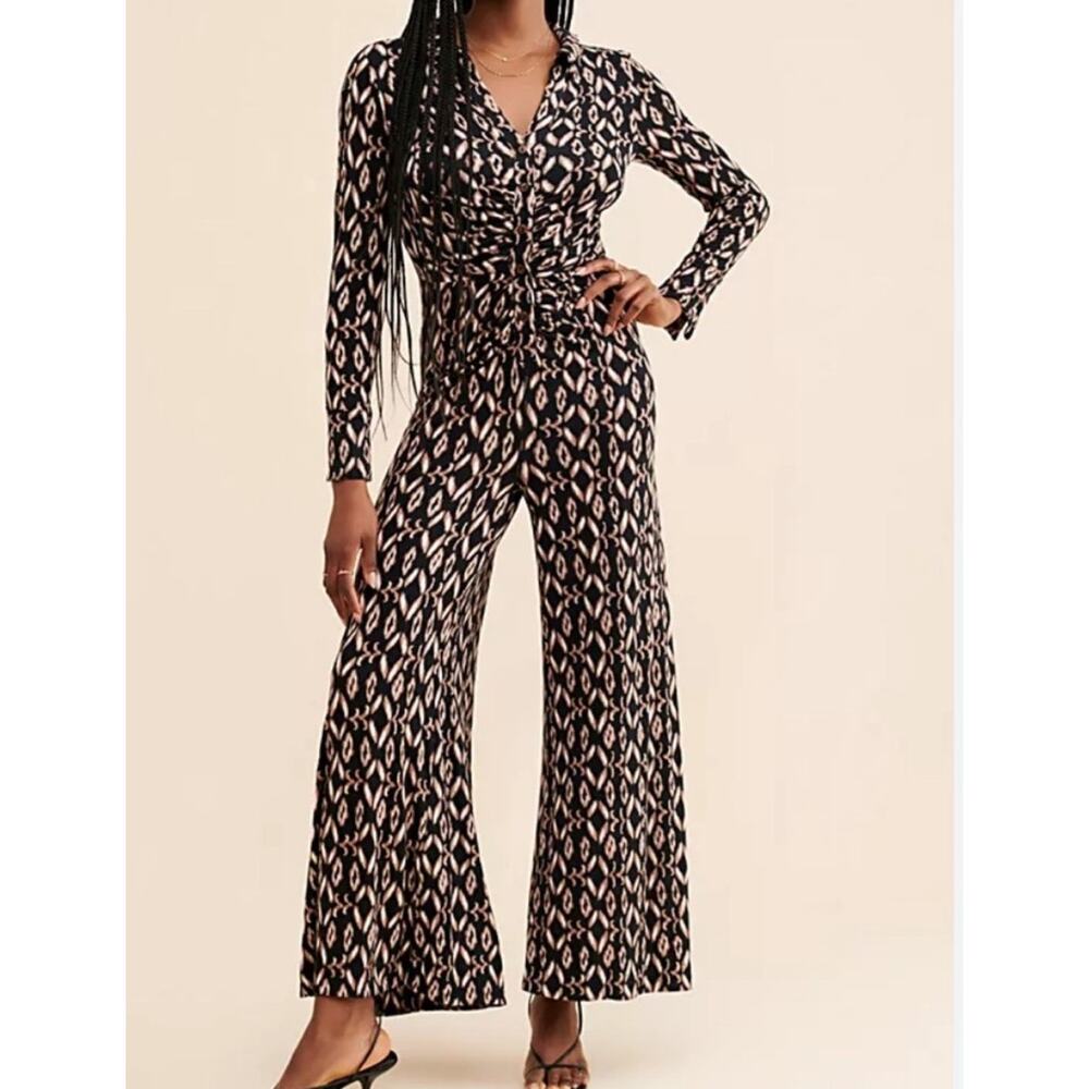 $168 Free People Small Shayla Wide Leg Jumpsuit Romper Soft